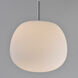 Puffs LED 6.25 inch White Single Pendant Ceiling Light