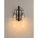 Capsule LED 12.5 inch Black and Brushed Aluminum Bath Vanity Wall Light