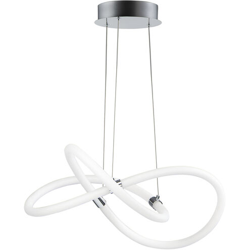 Tracer LED 22.75 inch Polished Chrome Single Pendant Ceiling Light