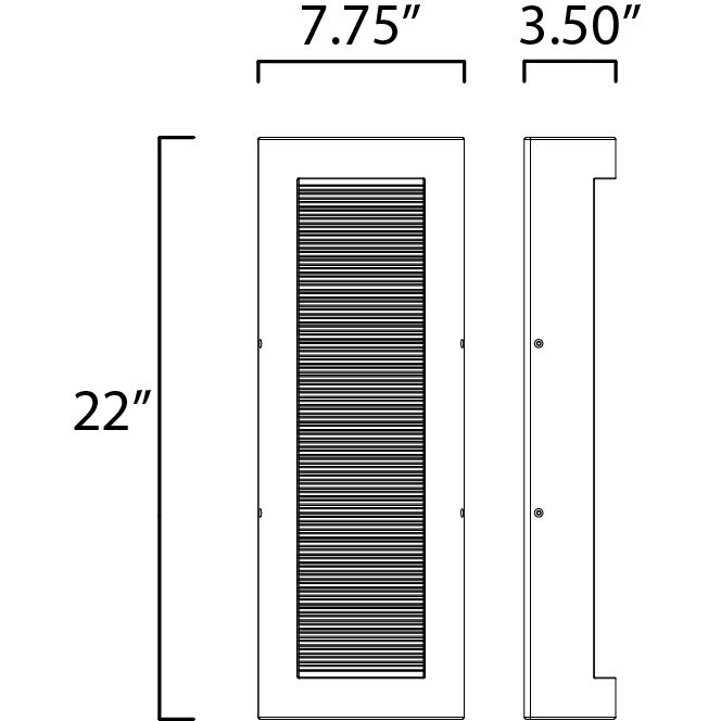 Boardwalk Wall Sconce Wall Light in Greystone