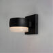 Modular LED 5 inch Black Outdoor Wall Sconce