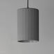 Souffle LED 5.75 inch Gray Single Pendant Ceiling Light