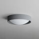 Souffle LED 13.75 inch Gray Flush Mount Ceiling Light