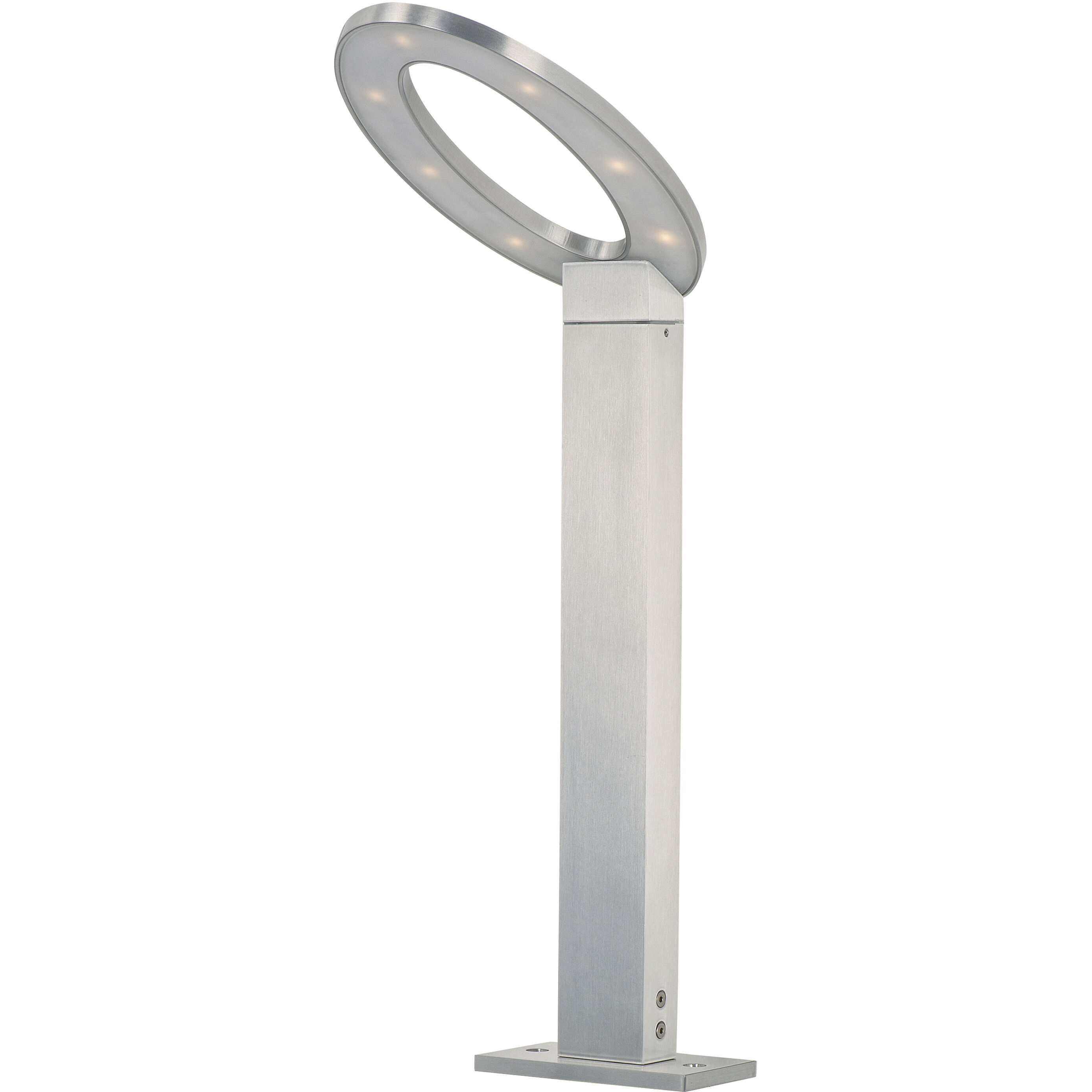 Alumilux Pathway 12 1 watt Satin Aluminum Outdoor Pathway Light