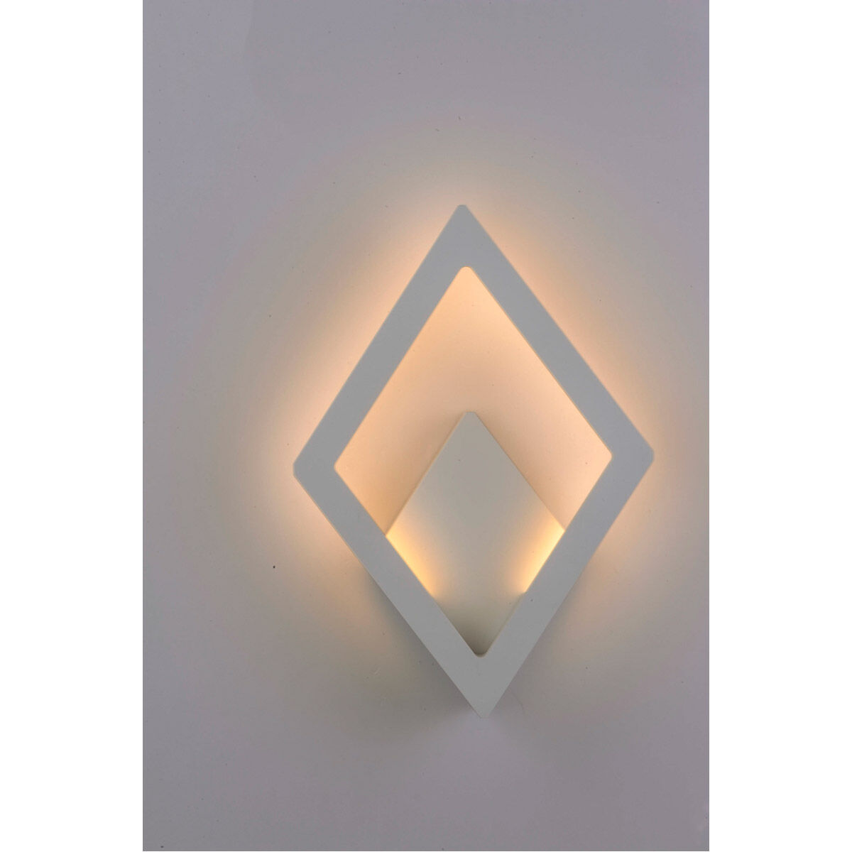 Alumilux Rhombus LED 14.25 inch White Outdoor Wall Sconce