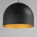 Foster LED 19.75 inch Black and Gold Single Pendant Ceiling Light in Black/Gold