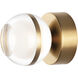 Swank LED 4.75 inch Natural Aged Brass Wall Sconce Wall Light