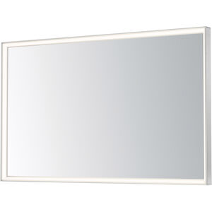 Bevel 48 X 30 inch Satin Nickel LED Mirror