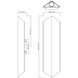 Fractal LED 23.5 inch Architectural Bronze Outdoor Wall Mount