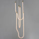 Soleil LED 13 inch Natural Aged Brass Multi-Light Pendant Ceiling Light