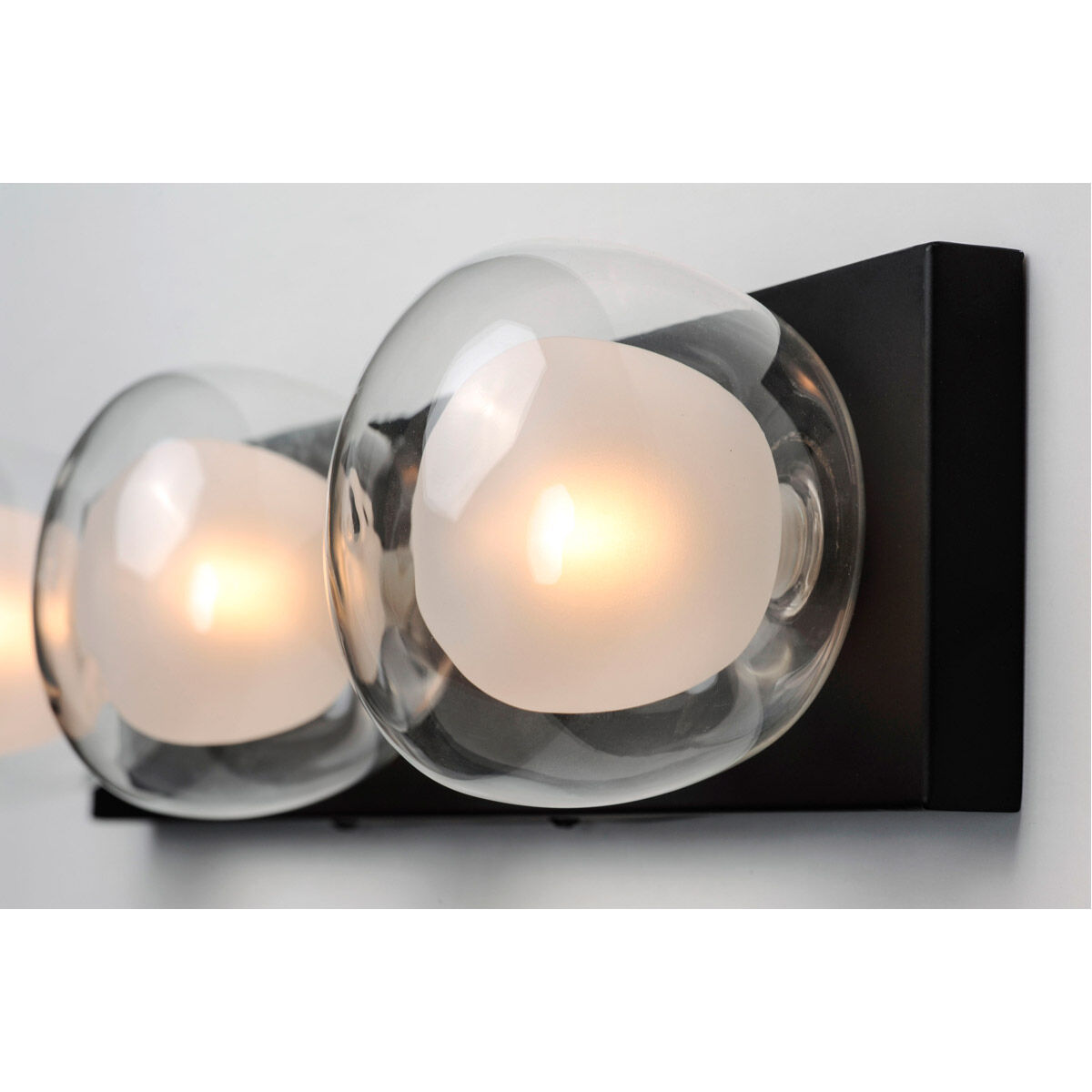 Pod LED 13.5 inch Black Bath Vanity Light Wall Light