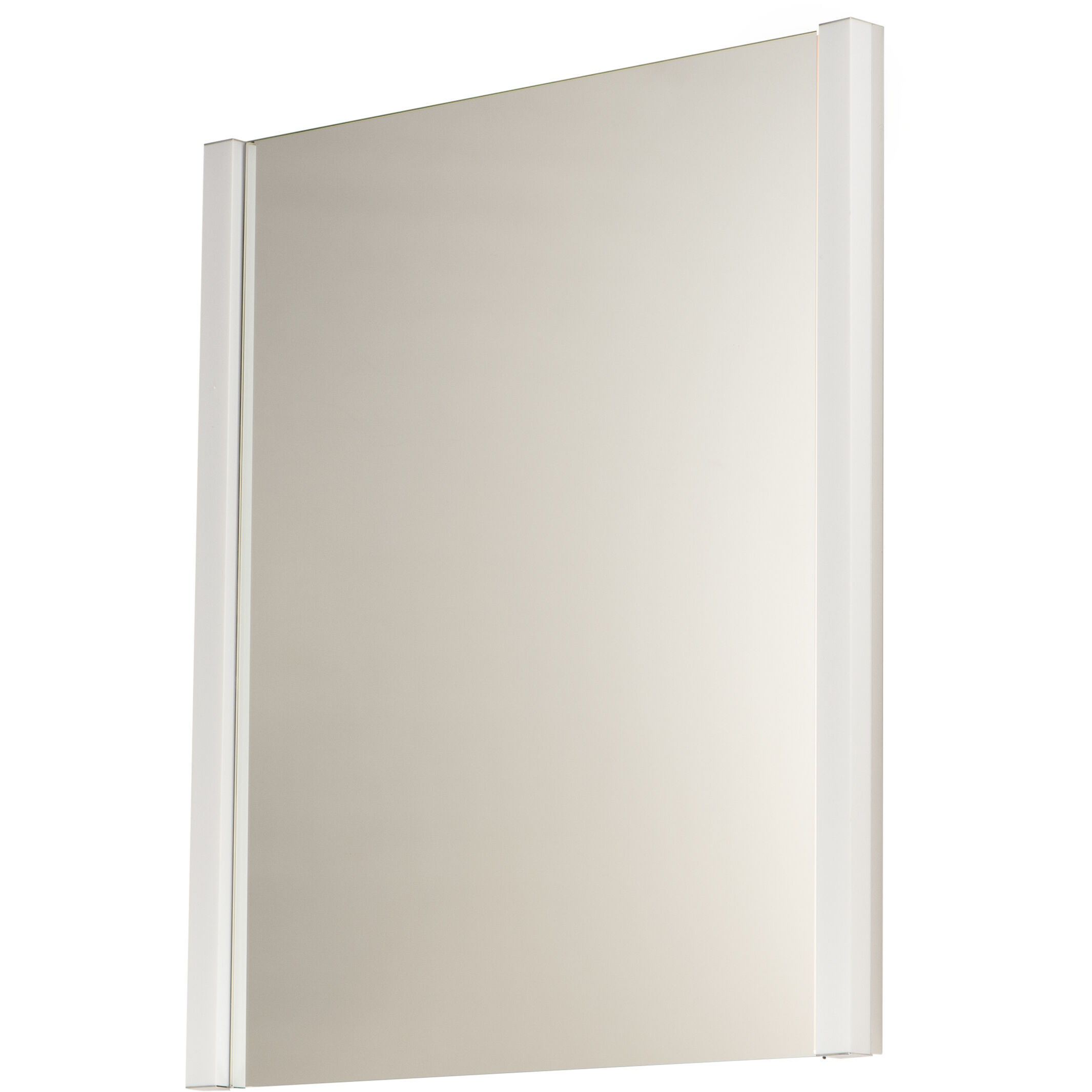 Luminance 36 X 32.75 inch Polished Chrome LED Wall Mirror