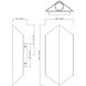 Fractal LED 14 inch Architectural Bronze Outdoor Wall Mount