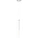 Pipette LED 1.25 inch Polished Chrome Single Pendant Ceiling Light