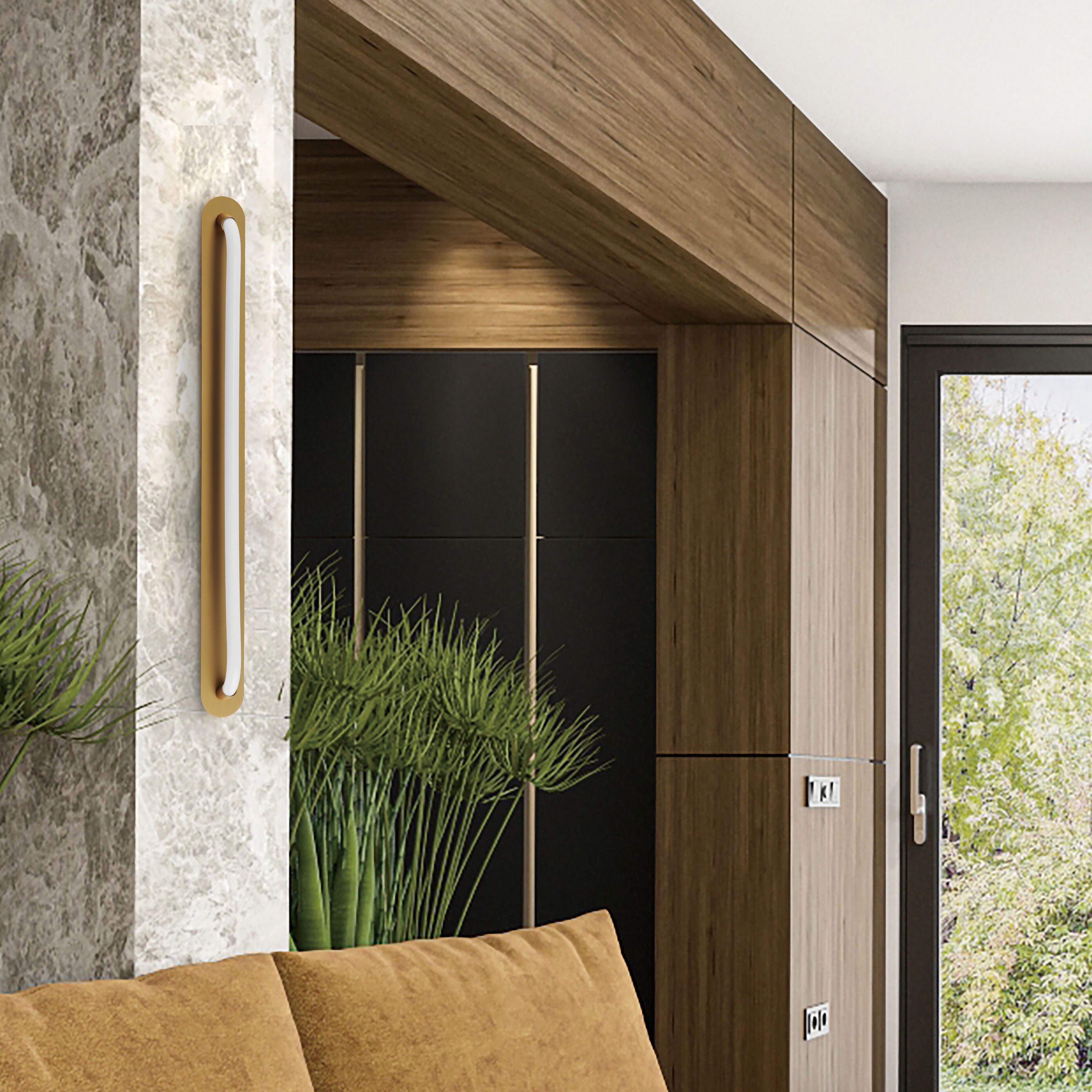 Loop LED 3.25 inch Gold ADA Wall Sconce Wall Light