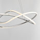 Coaster LED 10 inch Polished Chrome Single Pendant Ceiling Light