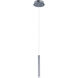 Picolo LED 1 inch Polished Chrome Mini Pendant Ceiling Light
