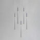 Big Fizz LED 13 inch Polished Chrome Multi-Light Pendant Ceiling Light