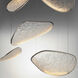 Moonscapes LED 39.5 inch Polished Chrome Multi-Light Pendant Ceiling Light