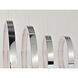Hoops LED LED 31.5 inch Polished Chrome Linear Pendant Ceiling Light