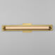 Doric LED 4.75 inch Natural Aged Brass ADA Wall Sconce Wall Light
