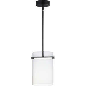 Polo LED 7.75 inch Black Mini Pendant Ceiling Light