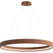 Souffle LED 41 inch Terra Cotta Ring Pendant Ceiling Light