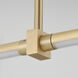 Dorian LED 34.75 inch Gold Linear Pendant Ceiling Light
