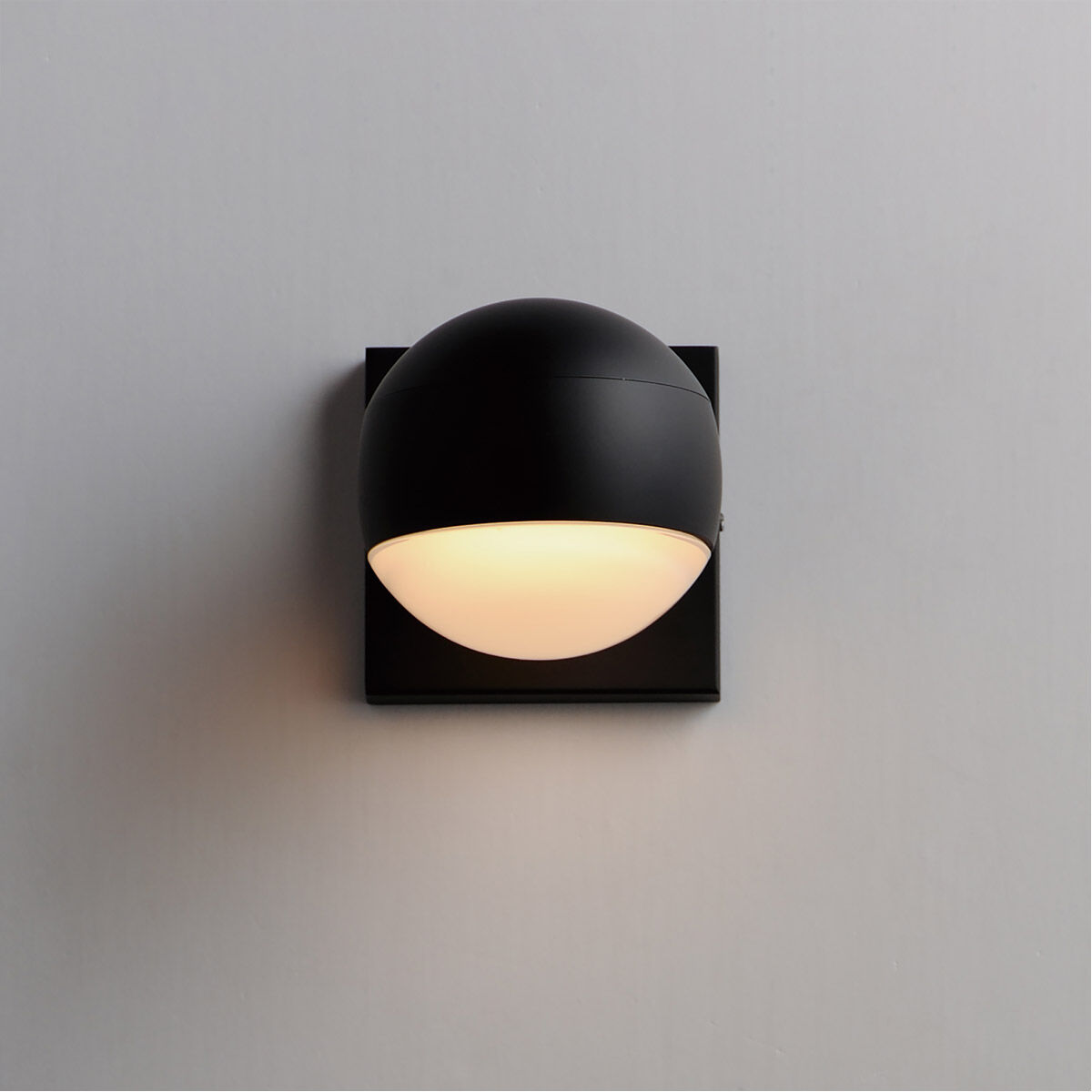 Modular LED 5 inch Black Outdoor Wall Sconce