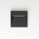 Steppes LED 4.75 inch Black Outdoor Wall Mount