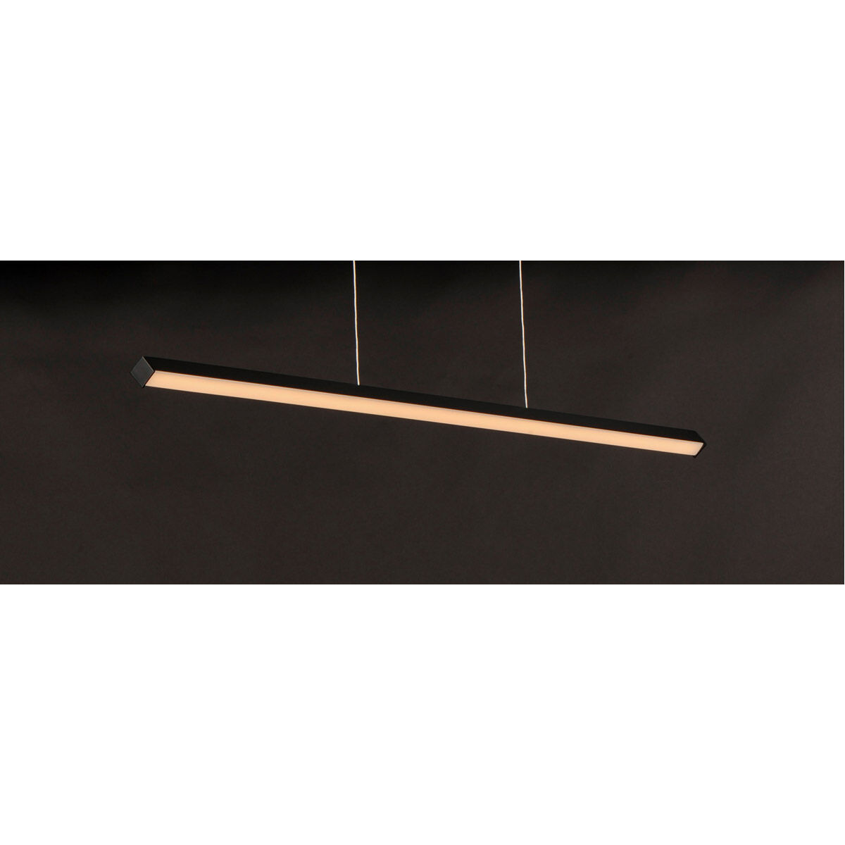 Hover LED 47.5 inch Black Multi-Light Pendant Ceiling Light