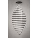 Hover LED 28 inch Black Multi-Light Pendant Ceiling Light