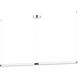 Vanish LED 72 inch Brushed Aluminum Linear Pendant Ceiling Light