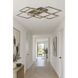 Traverse LED LED 48 inch Champagne Flush Mount Ceiling Light