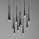 Pierce LED 24.75 inch Black Multi-Light Pendant Ceiling Light
