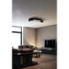 Collage LED 5.75 inch Black Flush Mount Ceiling Light