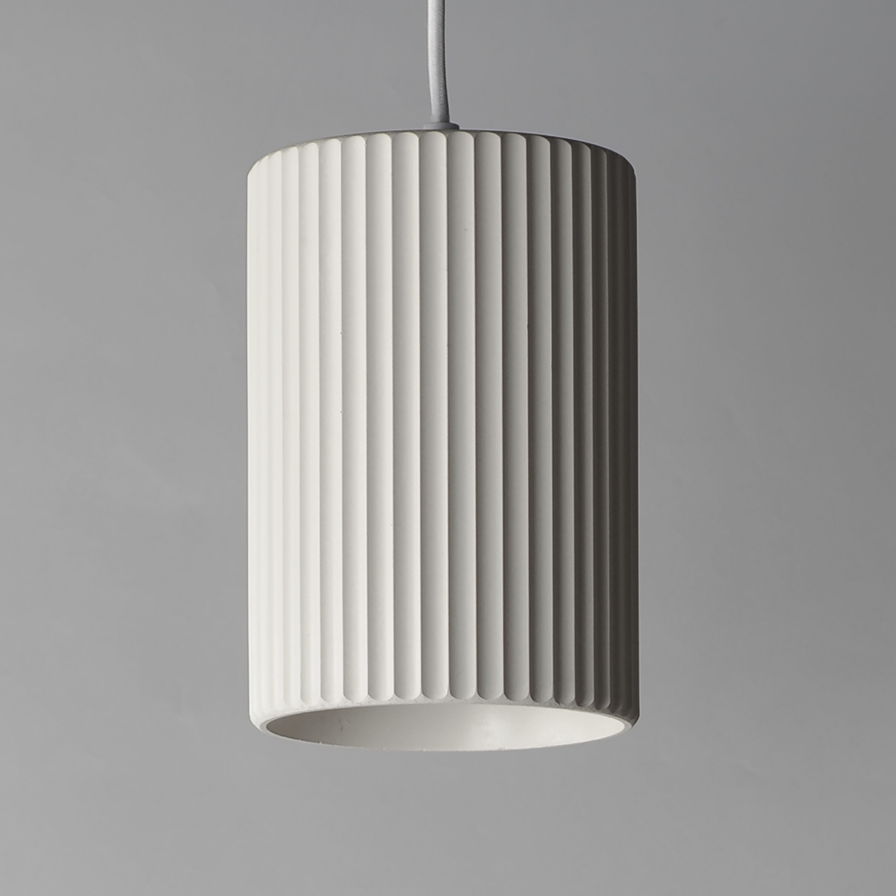 Souffle LED 5.75 inch Chaulk White Single Pendant Ceiling Light
