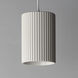 Souffle LED 5.75 inch Chaulk White Single Pendant Ceiling Light