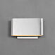 Alumilux Spartan LED 6.75 inch Satin Aluminum ADA Wall Sconce Wall Light
