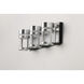 Accord LED 18 inch Black and Brushed Aluminum Bath Vanity Wall Light