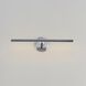 Dorian 12 watt 19 inch Polished Chrome Picture Light Wall Light