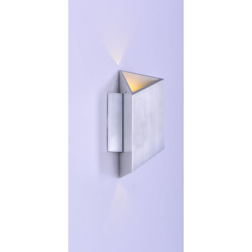 Alumilux Facet LED 8.5 inch Satin Aluminum Outdoor Wall Sconce
