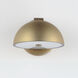 Cauldron LED 7 inch Gold Outdoor Wall Mount