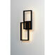 Traverse LED LED 19.75 inch Black Outdoor Wall Sconce