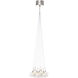 Starburst 7 Light 12 inch Satin Nickel Multi-Light Pendant Ceiling Light