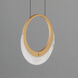 Lyra LED 8.75 inch Gold Bath Vanity Light Wall Light
