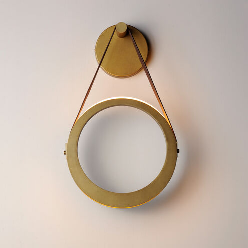 Tether LED Natural Aged Brass Wall Sconce Wall Light
