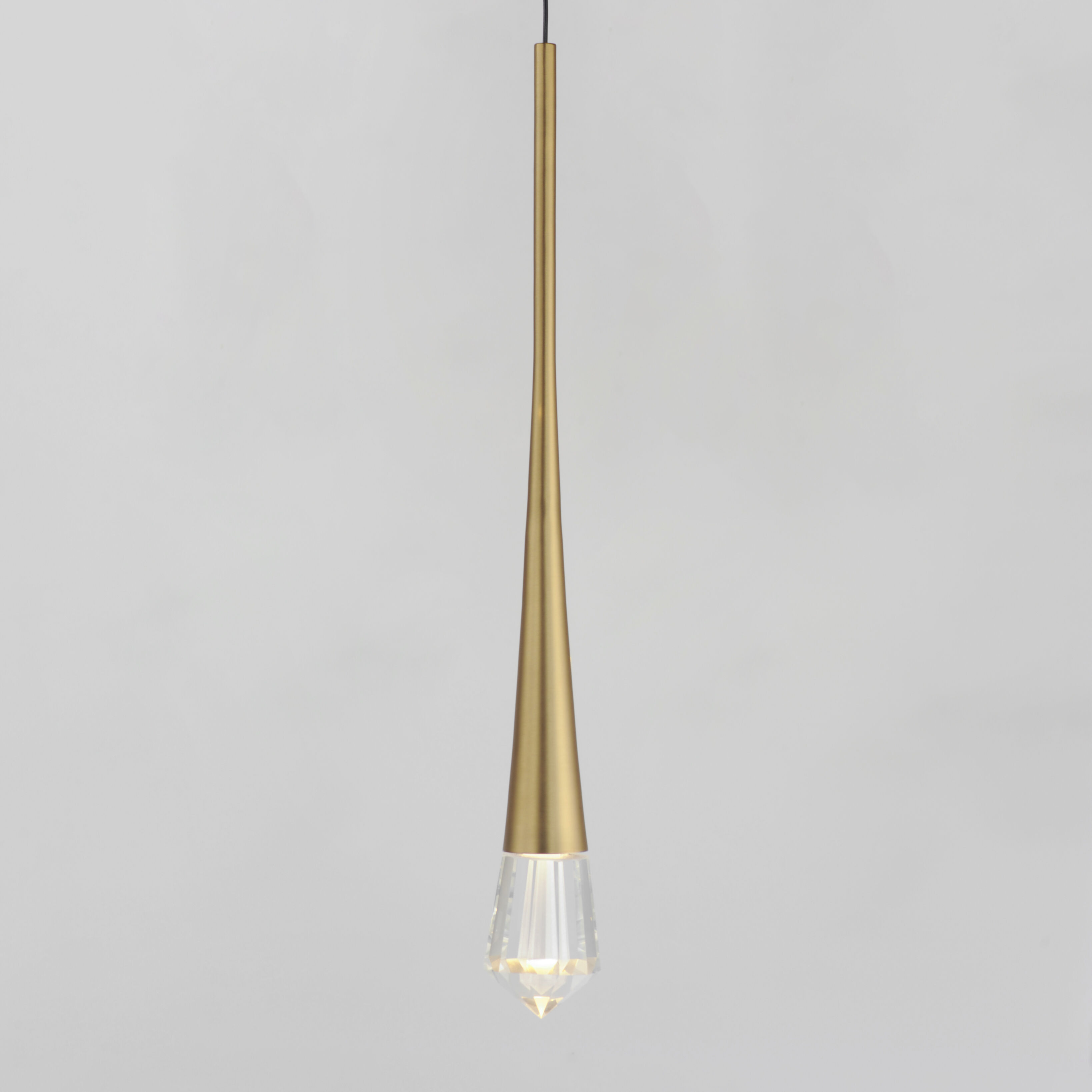 Pierce LED 2.25 inch Gold Single Pendant Ceiling Light
