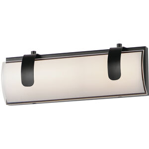 Clutch LED 13 inch Black Bath Vanity Light Wall Light