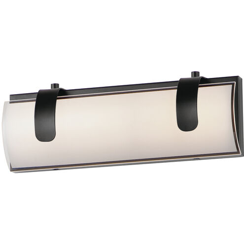 Clutch LED 13 inch Black Bath Vanity Light Wall Light